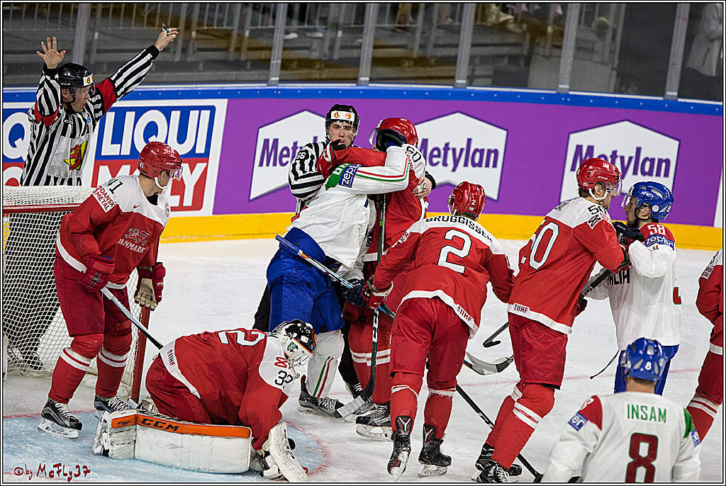 IIHF WM 2017, Daenemark - Italien, 15.05.2017